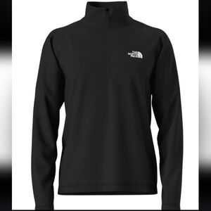 The North Face Men's Textured Cap Rock 1/4 Zip Black/grey Sweatshirt SIZE XXL